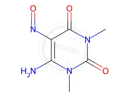 Chemical structure of 1,3-dimethyl-4-imino Violuri Acid