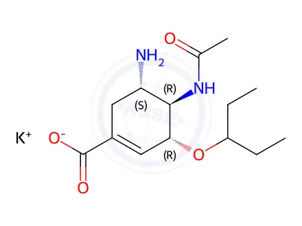 Chemical structure of Oseltamivir Phosphate Impurity 236