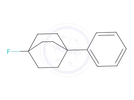 Chemical structure of 1-Fluoro-4-phenylbicyclo[2.2.2]octane
