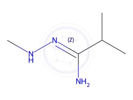 Chemical structure of n'-Methylisobutyrohydrazonamide
