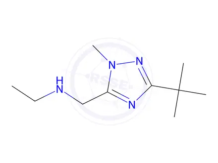 Chemical structure of n-((3-(Tert-butyl)-1-methyl-1h-1,2,4-triazol-5-yl)methyl)ethanamine