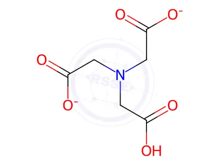 Chemical structure of Nitrilotriacetic Acid Disodium Salt