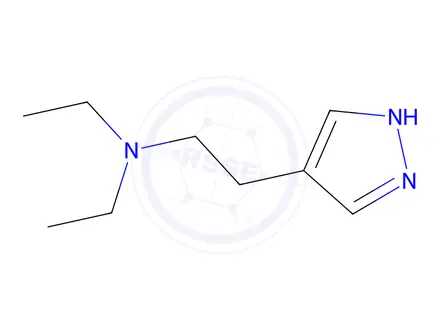 Chemical structure of N,N-Diethyl-2-(1H-pyrazol-4-yl)ethanamine