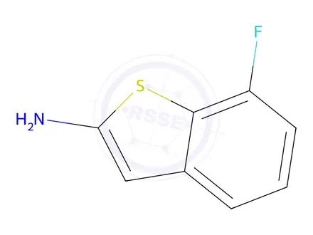 Chemical structure of 7-Fluorobenzo[b]thiophen-2-amine