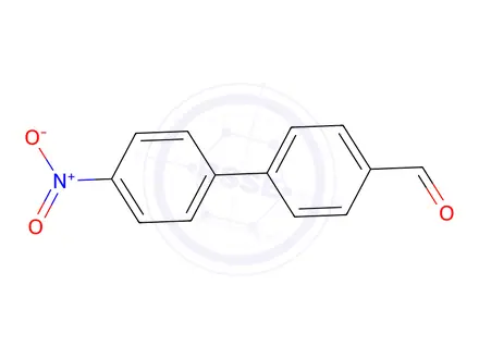 Chemical structure of 4'-Nitro-[1,1'-biphenyl]-4-carbaldehyde