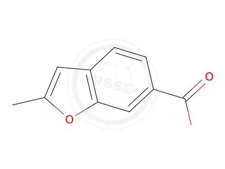Chemical structure of 2-methyl-1-benzofuran-6-carboxylic acid