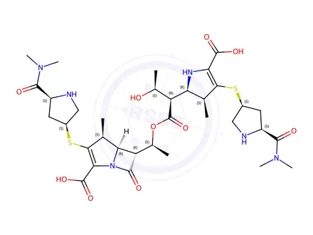 Chemical structure of Meropenem Impurity 58