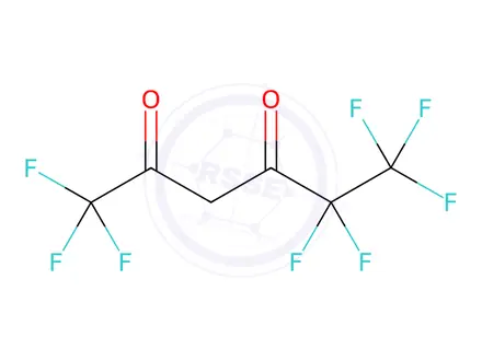 Chemical structure of 1,1,1,5,5,6,6,6-Octafluoro-2,4-hexanedione