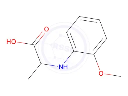 Chemical structure of 2-(2-METHOXY-PHENYLAMINO)-PROPIONIC ACID