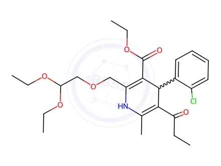 Chemical structure of Amlodipine Impurity