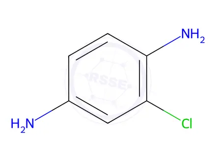 Chemical structure of 2-Chlorobenzene-1,4-diamine