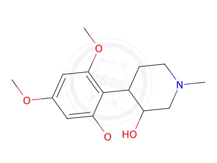 Chemical structure of 1-Methyl-4-(2,4,6-trimethoxyphenyl)piperidin-3-ol