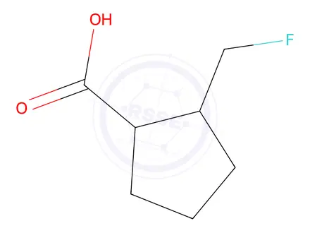 Chemical structure of 2-(Fluoromethyl)cyclopentane-1-carboxylic acid