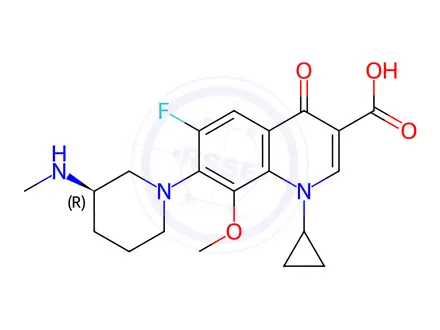 Chemical structure of Balofloxacin Impurity 4