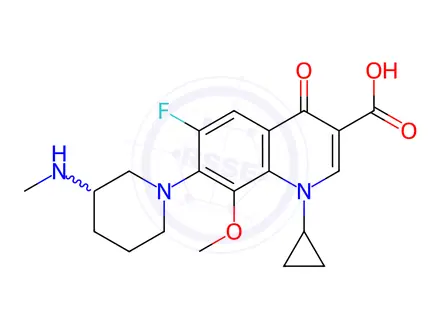 Chemical structure of Balofloxacin