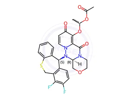 Chemical structure of Suraxavir Marboxil Impurity 165