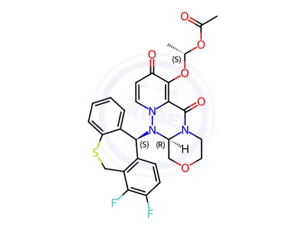 Chemical structure of Suraxavir Marboxil Impurity 164