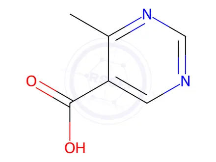 Chemical structure of 4-Methyl-5-pyrimidinecarboxylic Acid