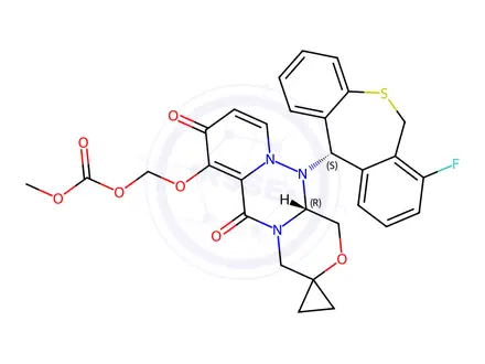 Chemical structure of Suraxavir Marboxil Impurity 11