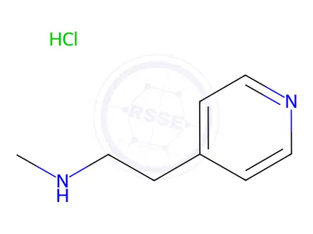 Chemical structure of 4-[2-(Methylamino)ethyl]pyridine Hydrochloride