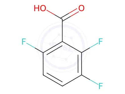 Chemical structure of 2,3,6-Trifluorobenzoic Acid