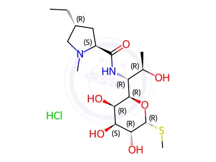 Chemical structure of Lincomycin B Hydrochloride