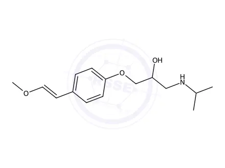 Chemical structure of Metoprolol Impurity 2 (Mixture of Z and E Isomers)