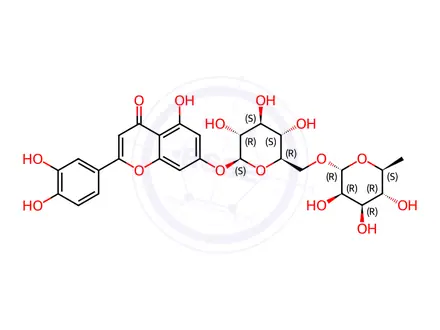 Chemical structure of Luteolin 7-rutinoside
