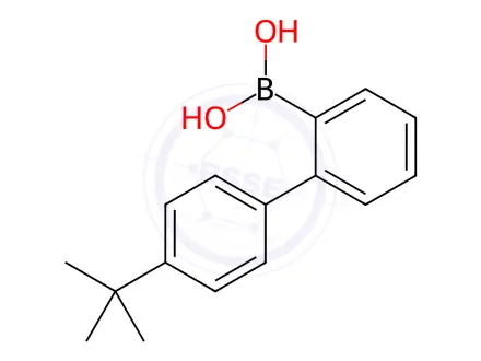 Chemical structure of Boronic acid, B-[4'-(1,1-dimethylethyl)[1,1'-biphenyl]-2-yl]-