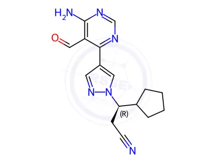 Chemical structure of Ruxolitinib Impurity 242