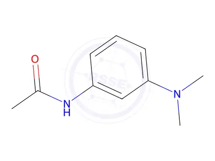 Chemical structure of n-[3-(dimethylamino)phenyl]acetamide