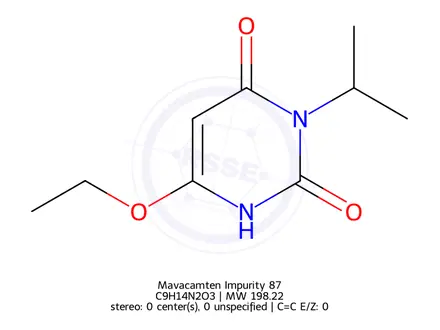 Chemical structure of Mavacamten Impurity 87