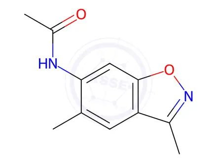Chemical structure of N-(3,5-Dimethylbenzo[d]isoxazol-6-yl)acetamide