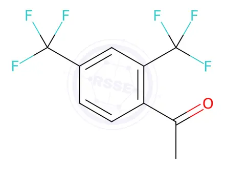 Chemical structure of 1-[2,4-Bis(trifluoromethyl)phenyl]ethanone