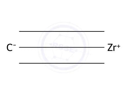 Chemical structure of Zirconium carbide