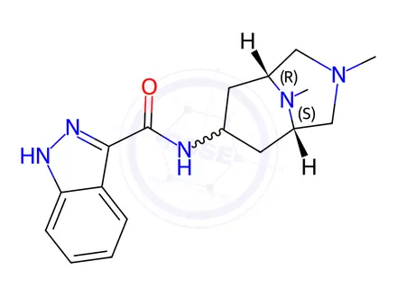 Chemical structure of Indisetron
