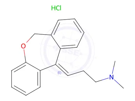 Chemical structure of Doxepin hydrochloride(mixture of isomers)