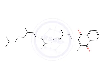 Chemical structure of 2-Methyl-3-(3,7,11,15-tetramethyl-hexadec-2,4-dienyl)-1,4-naphthalenedione