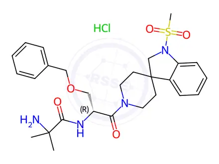 Chemical structure of MK-677, HCl salt