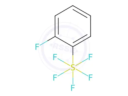 Chemical structure of 2-Fluorophenylsulfur Pentafluoride