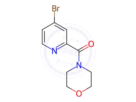 Chemical structure of (4-Bromopyridin-2-yl)(morpholino)methanone