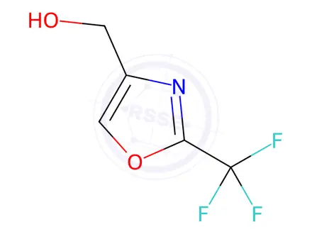 Chemical structure of 4-Oxazolemethanol, 2-(trifluoromethyl)-