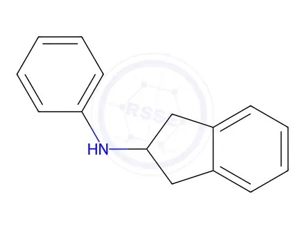Chemical structure of N-(2-Indanyl)aniline