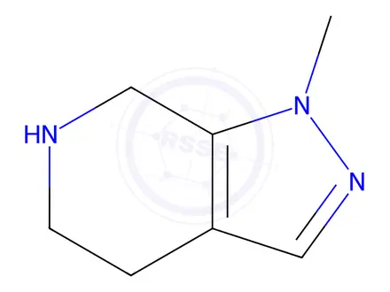 Chemical structure of 1-METHYL-4,5,6,7-TETRAHYDRO-1H-PYRAZOLO[3,4-C]PYRIDINE DIHYDROCHLORIDE