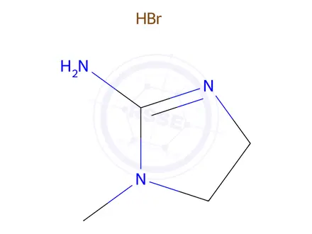Chemical structure of 2-AMINO-1-METHYL-2-IMIDAZOLINE HYDROBROMIDE