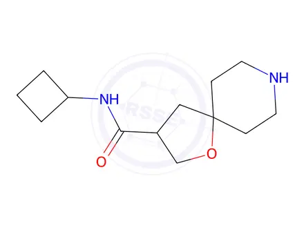 Chemical structure of N-Cyclobutyl-1-oxa-8-azaspiro[4.5]decane-3-carboxamide