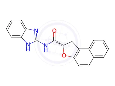 Chemical structure of N-(1H-1,3-Benzodiazol-2-yl)-1H,2H-naphtho[2,1-b]furan-2-carboxamide