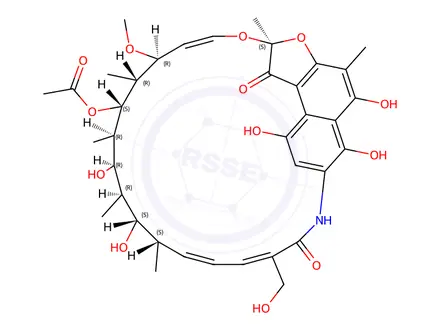 Chemical structure of Rifamycin Impurity 9