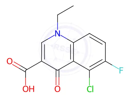 Chemical structure of Pefloxacin Impurity 8 (Pefloxacin EP Impurity H)