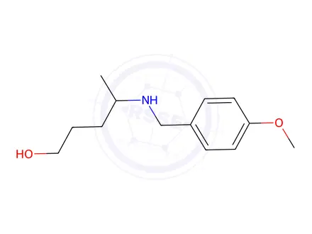 Chemical structure of 4-((4-methoxybenzyl)amino)pentan-1-ol